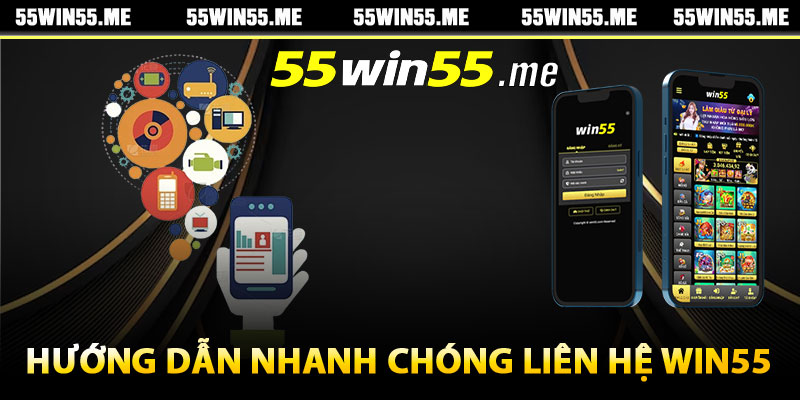 Hướng dẫn nhanh chóng liên hệ Win55